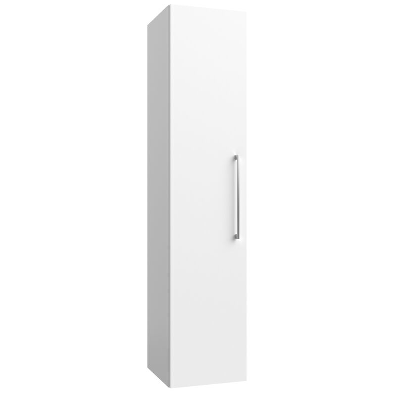 Korkea kaappi Domestic City 35x35x160 cm mattavalkoinen