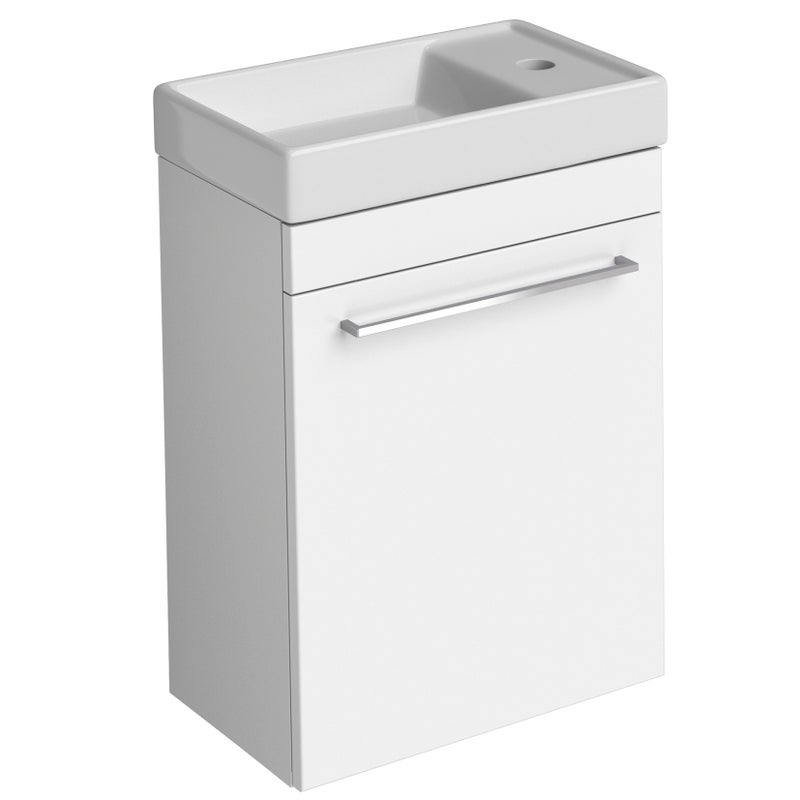 Allaskaappi Domestic City 40 cm mattavalkoinen