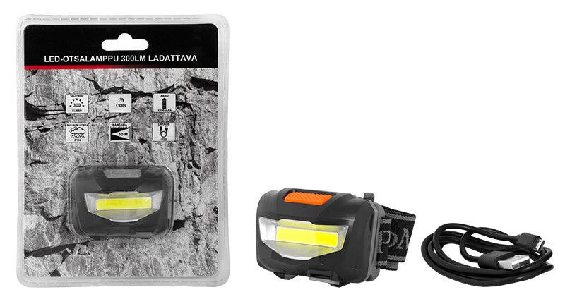LED-OTSALAMPPU 300LM LADATTAVA